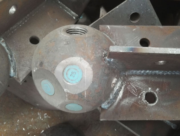 广安螺栓球球塞，网架配件