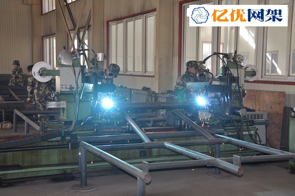 广安螺栓球网架加工车间